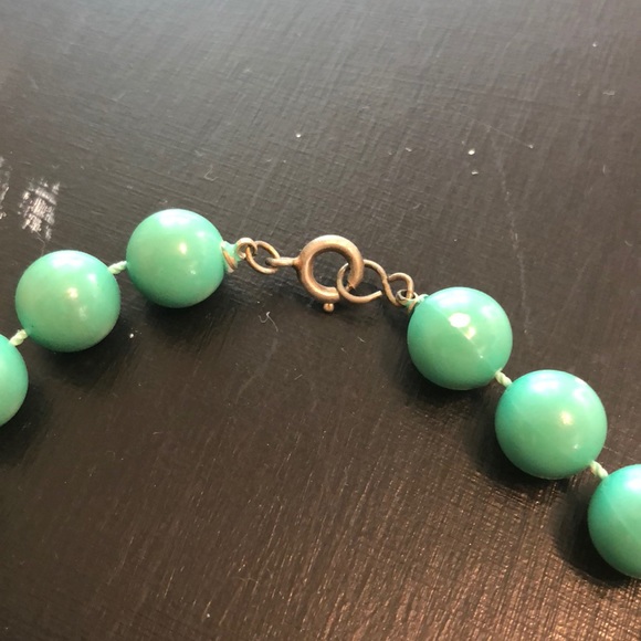 Turquoise necklace costume jewelry - Picture 3 of 4